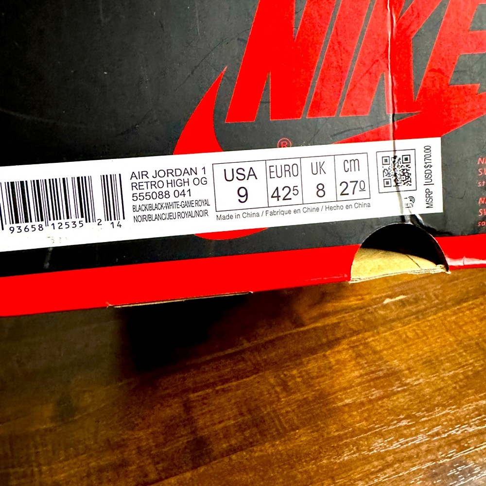 Jordan 1 Rethro High OG